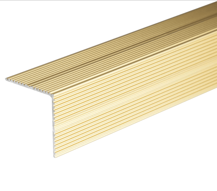 Gold metal strip with 'GOLD' label on a white background