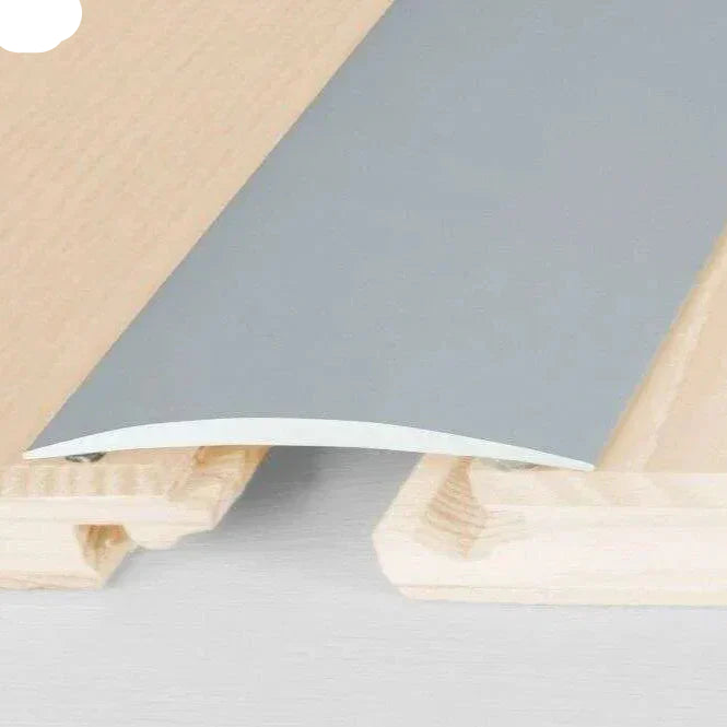 Gray corner protector on a wooden surface