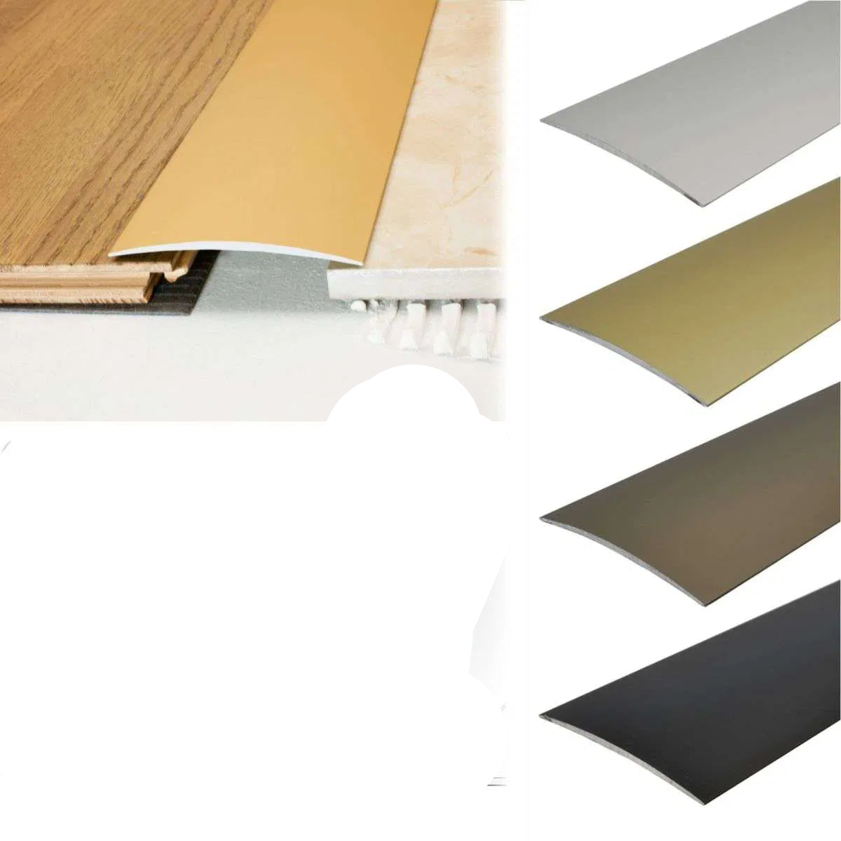 Collage of various vinyl flooring samples with different textures and colors.