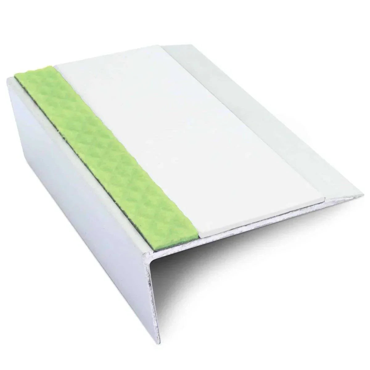 ASL16 66x32mm Aluminium Non Slip Stair Nosing Edge Trim With Pvc Insert