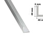 Aluminium Natural Extruded Angle Corner
