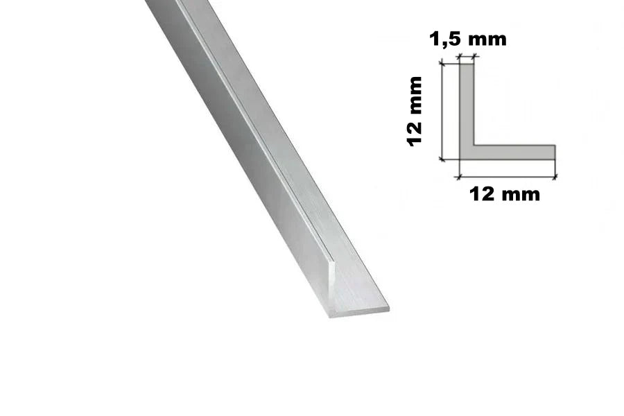 Aluminium Natural Extruded Angle Corner