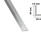Aluminium Natural Extruded Angle Corner