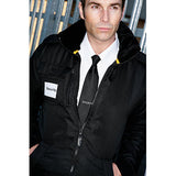 Black "Security" Clip-On Safety Tie