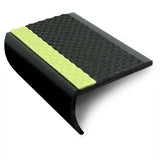 ASB 65 x 36mm  Non Slip Tredsafe Aluminator Slimline PVC Stair Nosing