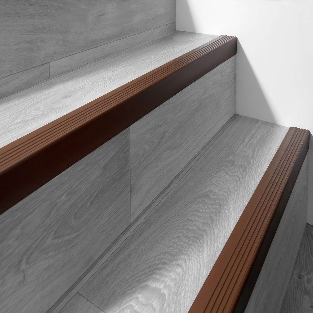 PVC Flexible Stair Nosing 730-RGP ( 1200mm x 50mm x 42mm )