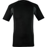 CROSSOVER Pavia Black Short-Sleeve Wicking Base-Layer