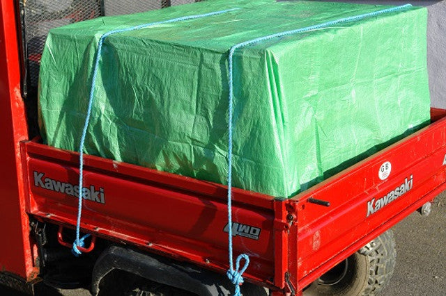 80gsm Waterproof Tarpaulin – Economy Blue Cover with Eyelets
