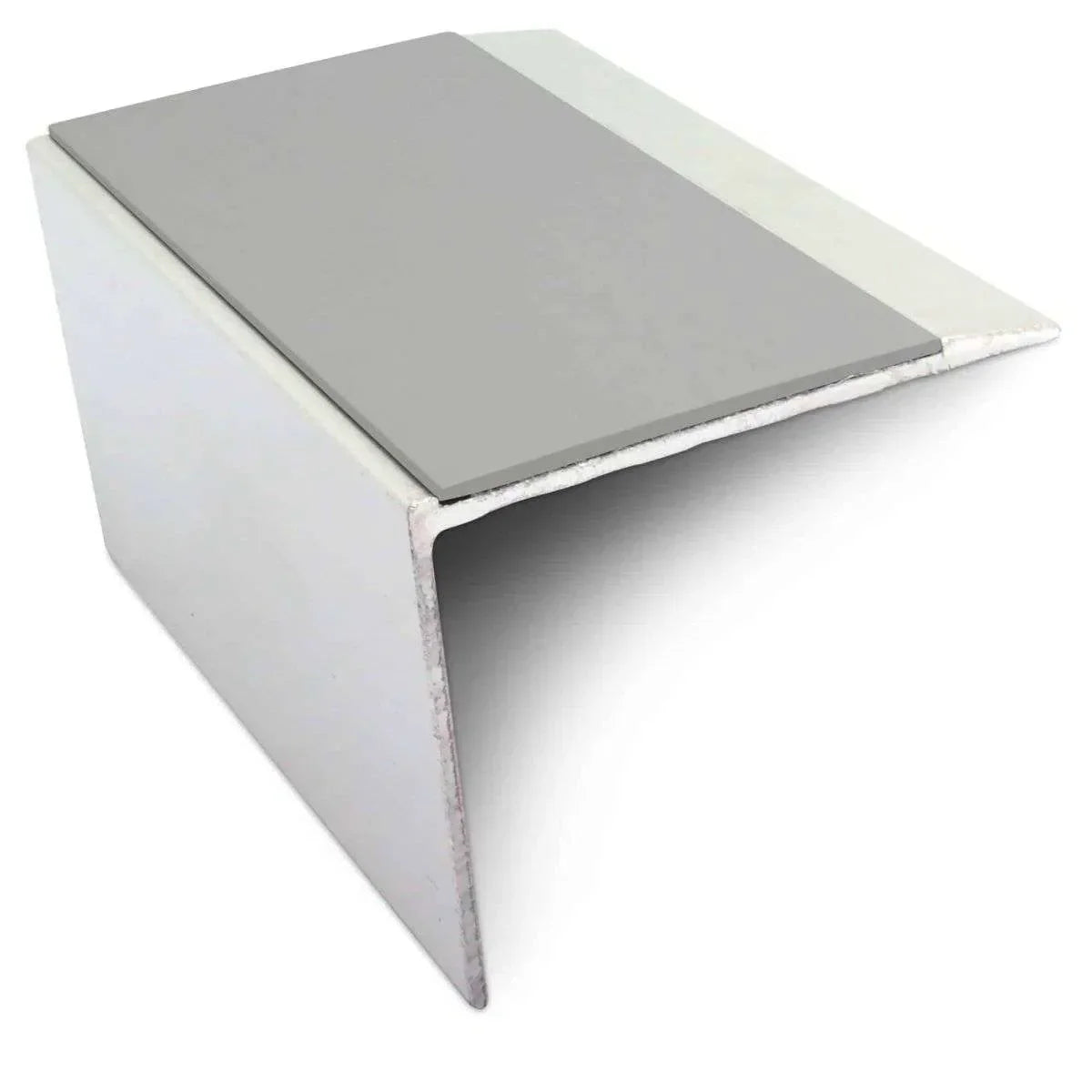 NSL21 67 x 55mm Aluminium Stair Nosing with PVC Anti-Slip & DDA Compliance