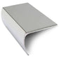 NSL03 57 x 40mm Aluminium Non Slip Stair Nosing Bullnose Edge Trim With Pvc Insert