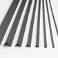 Equal & Unequal Edge Protector Dark Grey PVC Plastic Corner Angle Trim 90°