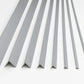 Equal & Unequal Edge Protector Light Grey PVC Plastic Corner Angle Trim 90°
