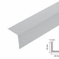 Equal & Unequal Edge Protector Light Grey PVC Plastic Corner Angle Trim 90°