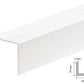 Equal & Unequal Edge Protector White PVC Plastic Corner Angle Trim 90°