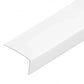 Equal & Unequal Edge Protector White PVC Plastic Corner Angle Trim 90°