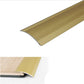Gold metal strip with technical details on a white background