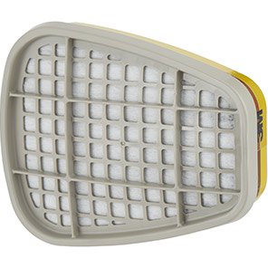 3M 6075 Formaldehyde and A1 Gas Filters (Pack of Two)