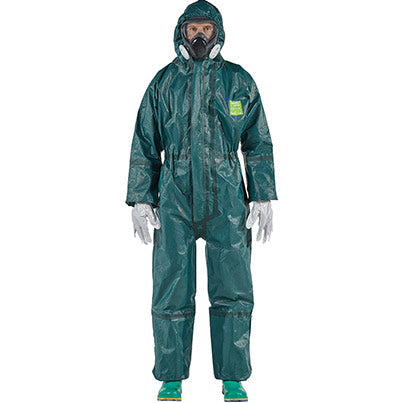 Ansell AlphaTec 4000 Model 125 Chemical Coverall Type 3 4 5 6