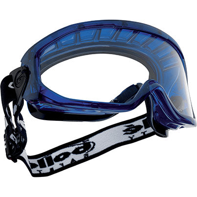 Bollé Blast Foam-Sealed Vented Clear-Lens Safety Goggles