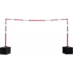 SSD Metro Block Height Restriction Barrier Set with Bunting