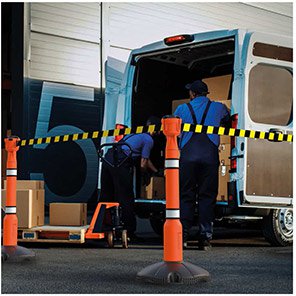 Skipper Unicart Orange Trolley Kit with Orange Posts and Skippers