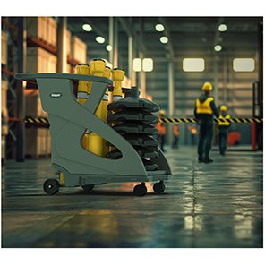 Skipper Unicart Yellow Trolley Kit with Yellow Posts and Skippers