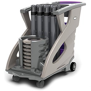 Skipper Q Unicart Purple Trolley Kit with Bases