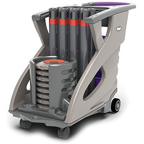 Skipper Q Unicart Purple Trolley Kit with Bases