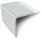 NSL27 DDA Compliant Aluminium Stair Nosing 75x58mm – Non Slip Edge Trim with PVC Insert