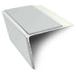 NSL28 DDA Compliant Aluminium Stair Nosing 75x58mm – Non-Slip Edge Trim with PVC Insert