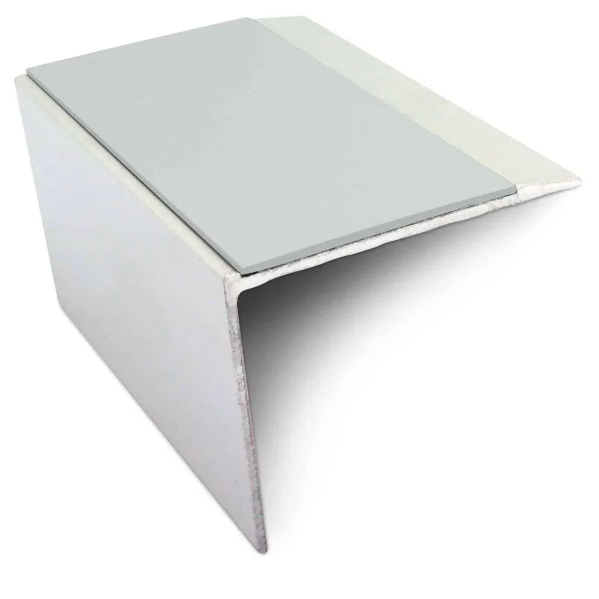 NSL21 67 x 55mm Aluminium Stair Nosing with PVC Anti-Slip & DDA Compliance