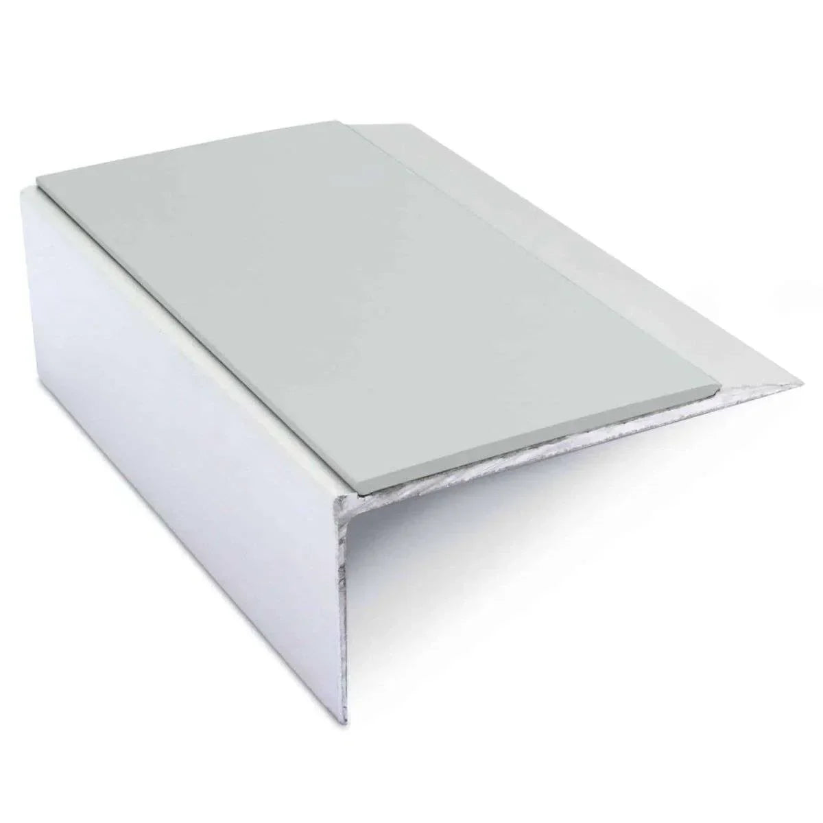 NSL15 66 x 32mm Aluminium Stair Edge Trim with PVC Anti-Slip Insert