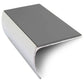 NSL03 57 x 40mm Aluminium Non Slip Stair Nosing Bullnose Edge Trim With Pvc Insert