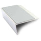 NSL16 66 x 32mm Aluminium Rakeback Stair Nosing with PVC Anti-Slip Insert