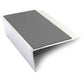 NSL16 66 x 32mm Aluminium Rakeback Stair Nosing with PVC Anti-Slip Insert