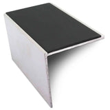 NSL19 Tredsafe 56 x 55mm DDA-Compliant Aluminium Stair Nosing with PVC Insert