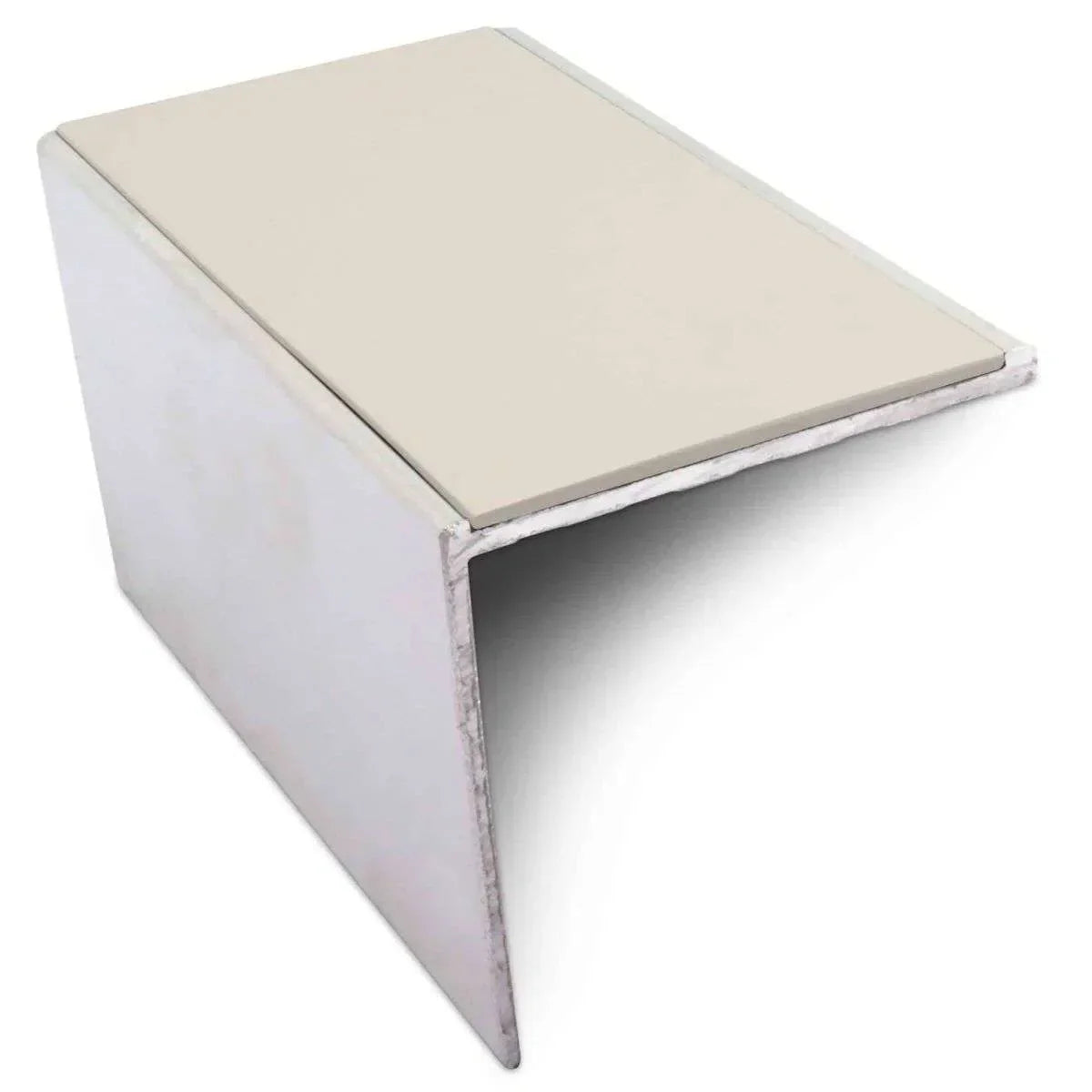NSL19 Tredsafe 56 x 55mm DDA-Compliant Aluminium Stair Nosing with PVC Insert