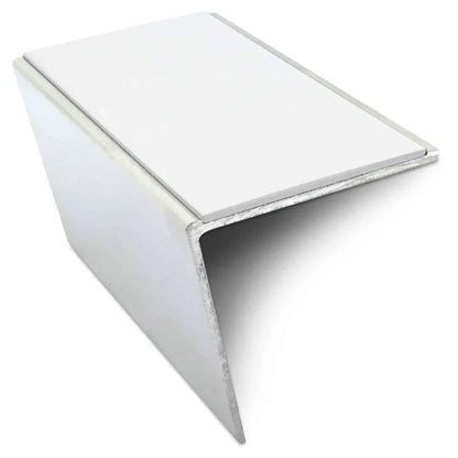 NSL20 57 x 55mm Aluminium Stair Nosing – DDA-Compliant with PVC Safety Insert