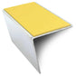 NSL20 57 x 55mm Aluminium Stair Nosing – DDA-Compliant with PVC Safety Insert