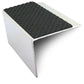 NSL21 Tredsafe 67 x 55mm DDA Compliant Aluminium Non Slip Stair Nosing Edge Trim With Pvc Insert