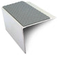 NSL21 Tredsafe 67 x 55mm DDA Compliant Aluminium Non Slip Stair Nosing Edge Trim With Pvc Insert
