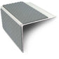 NSL27 75 x 58mm Aluminium DDA-Compliant Stair Nosing with PVC Grip Insert