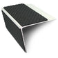 NSL28 75 x 58mm DDA-Compliant Aluminium Stair Nosing with PVC Anti-Slip Insert