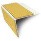 NSL28 75 x 58mm DDA-Compliant Aluminium Stair Nosing with PVC Anti-Slip Insert