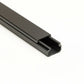 PVC Plastic Cover Mini Cable Trunking Srew Fix Wire Conduit Black