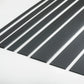 PVC Plastic TW Black White Anthracite Flat Bar Strip