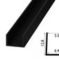 PVC U Channel Black & White Rigid Plastic TW Profile Edge Trim