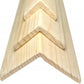 Pine Wood Internal External Edge Moulding Corner Angle Trim 90°