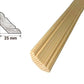 Pine Wood Smooth & Grooved Trim Moulding Strip Scotia Beading