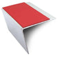 NSL26 Aluminium DDA Compliant Stair Nosing 67 x 55mm with Anti-Slip PVC Insert